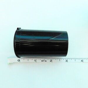 35 Dram Pop Top Containers 3.75 US Fluid Ounces Capacity Black Opaque